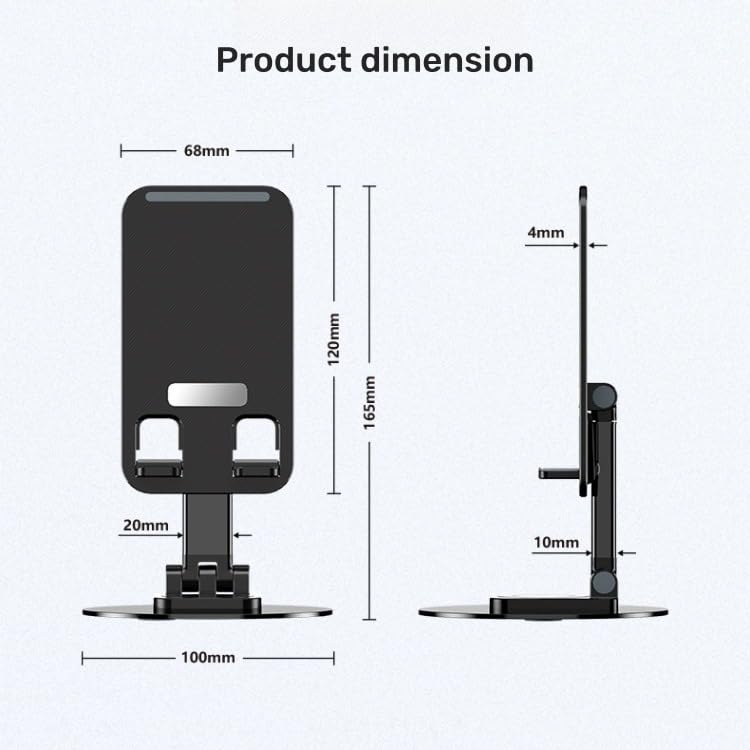 Mobile Phone Stand 360° Rotation Height and Angle